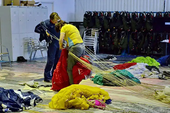 Как парашютисты совершают прыжки