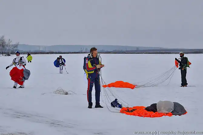 Как парашютисты совершают прыжки