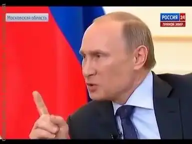 Путин: Наши войска станут позади женщин и детей. Пусть они попробуют в них стрелять.