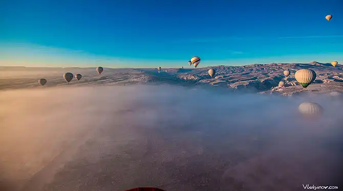 Путешествие по Каппадокии на воздушном шаре