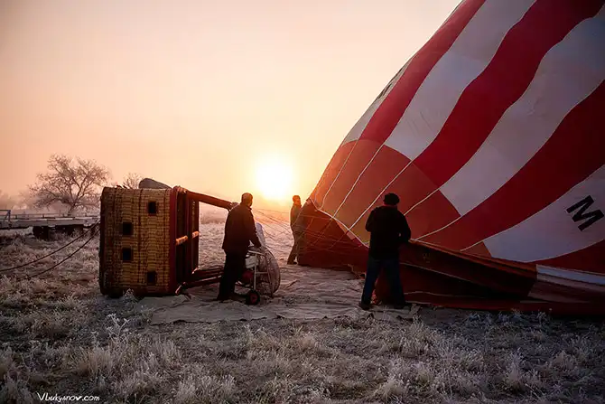 Путешествие по Каппадокии на воздушном шаре