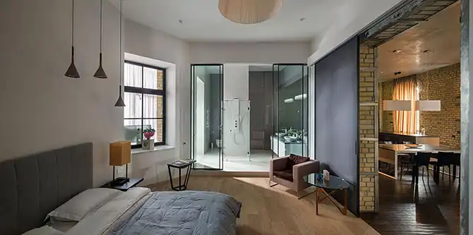 Интерьер лофта в Киеве