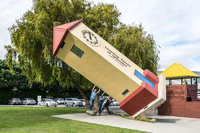 Экскурсия в новозеландский город иллюзий Puzzling World