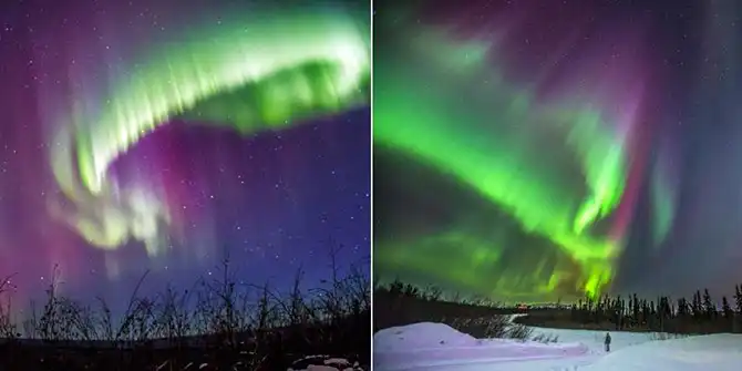 Охота за Северным сиянием в Фэрбенкс на Аляске