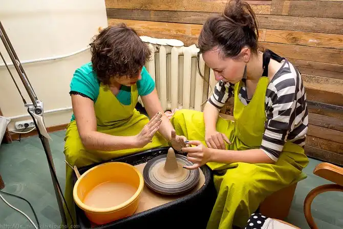 Как сделать вазу на гончарном круге