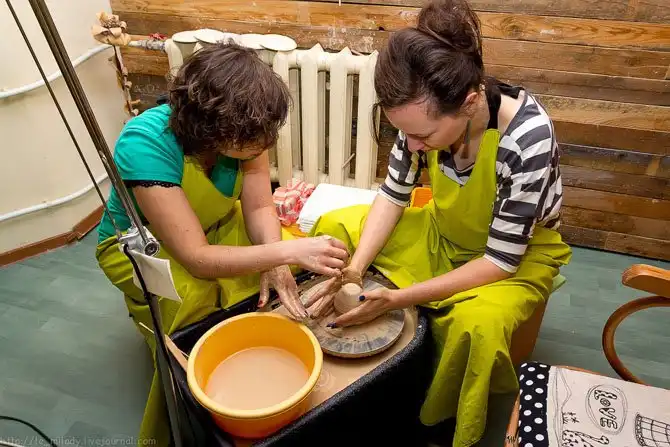 Как сделать вазу на гончарном круге