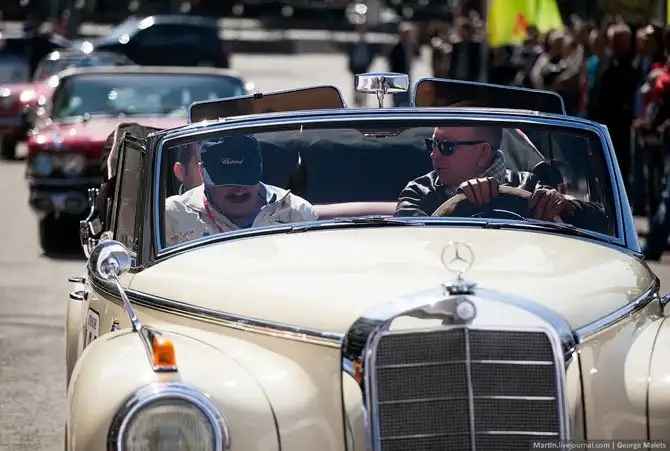 Ретро-ралли в Москве