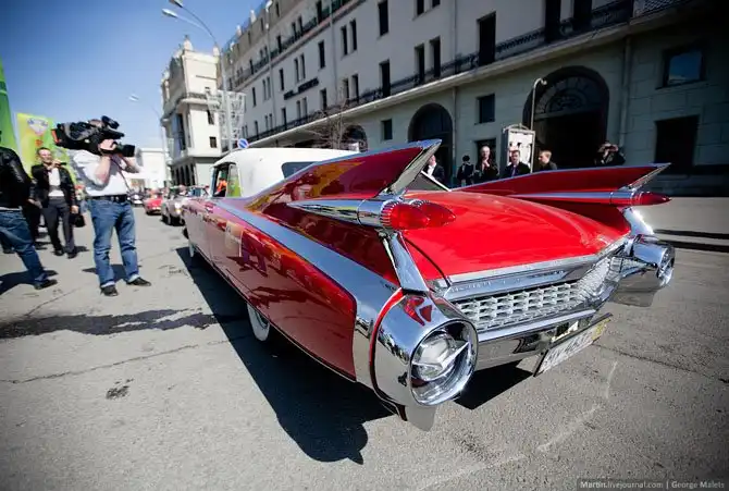 Ретро-ралли в Москве