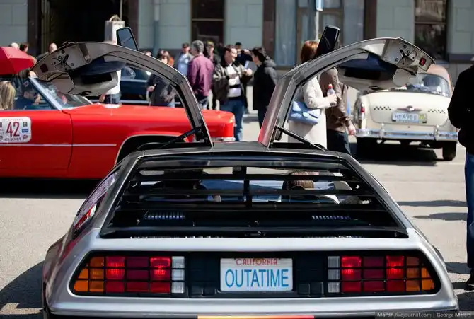 Ретро-ралли в Москве