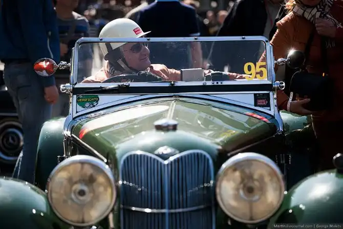 Ретро-ралли в Москве