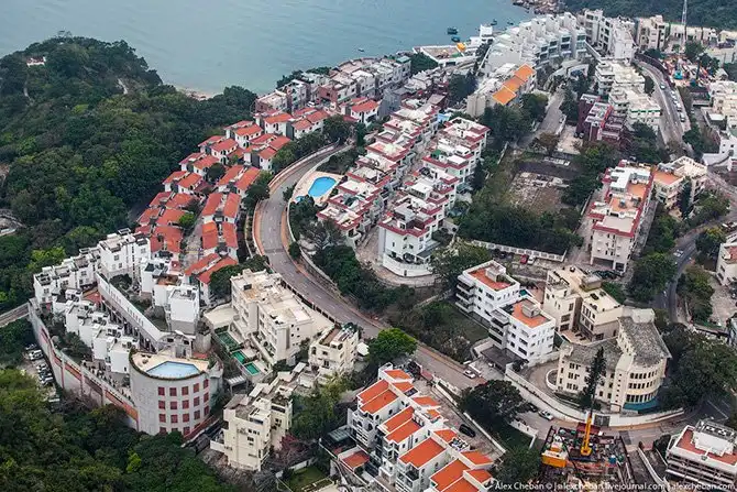 Полет над островом Гонконг