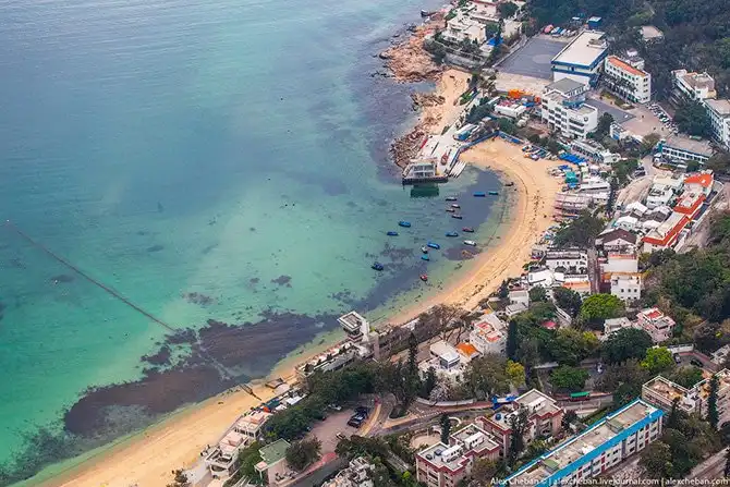 Полет над островом Гонконг