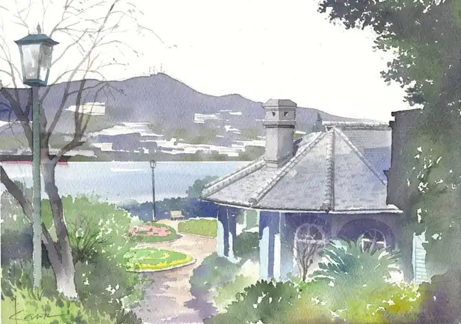 Умиротворяющие картины акварелью