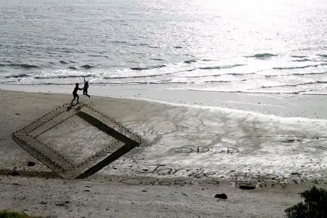 3D-рисунки на песке