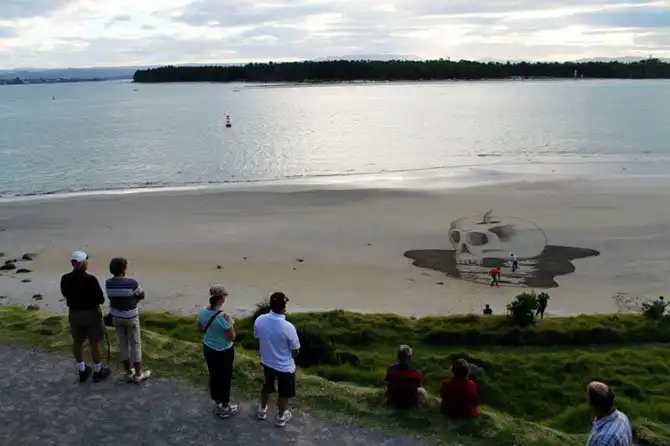 3D-рисунки на песке