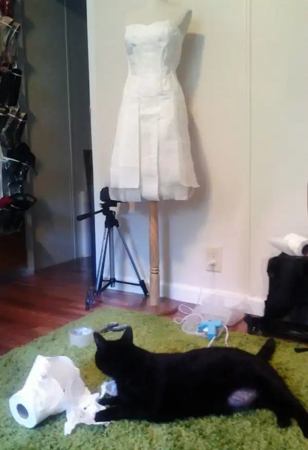 Как и из чего было сделано это платье?