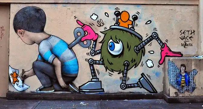 Лучший стрит-арт июня 2014