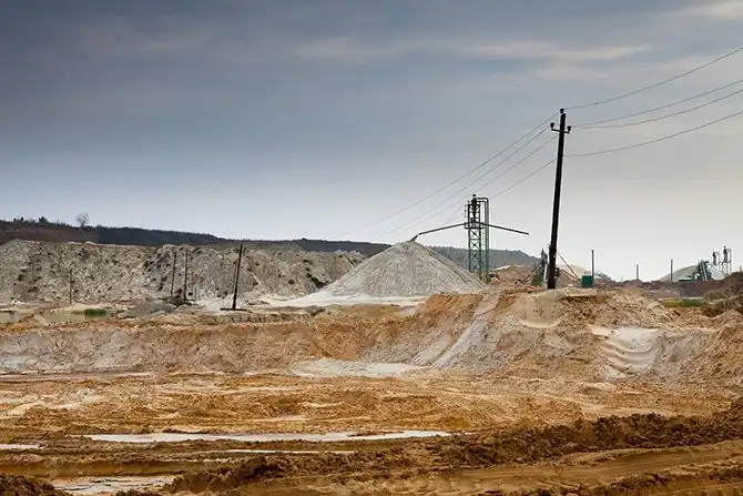 Как добывают песок