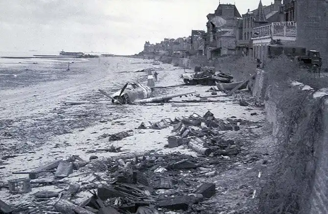 Места, разрушенные во время войны 1944 года, сегодня
