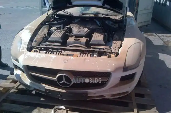 Суперкар Mercedes SLS AMG, который побывал на дне океана
