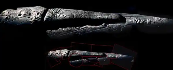 Космический корабль на обратной стороне луны