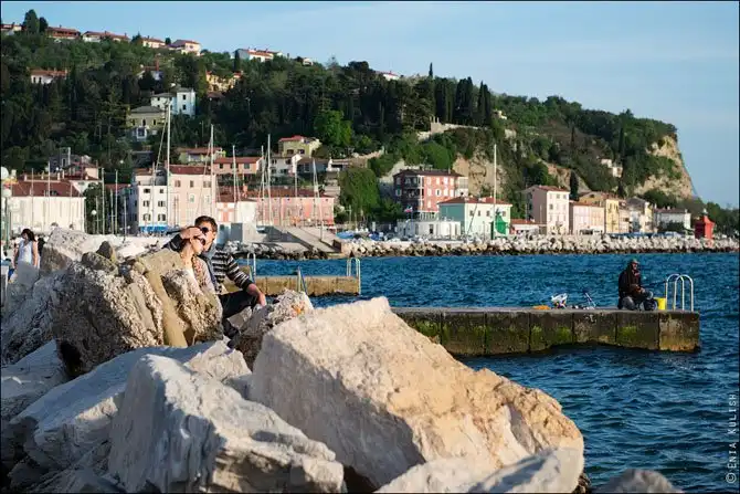 Прогулка по небольшому словенскому городоку