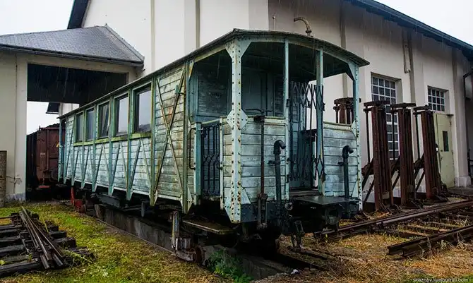 Экскурсия по музею железнодорожного транспорта Любляны