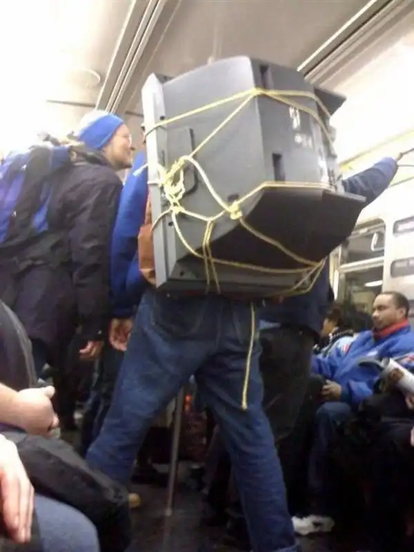 Безумные пассажиры общественного транспорта