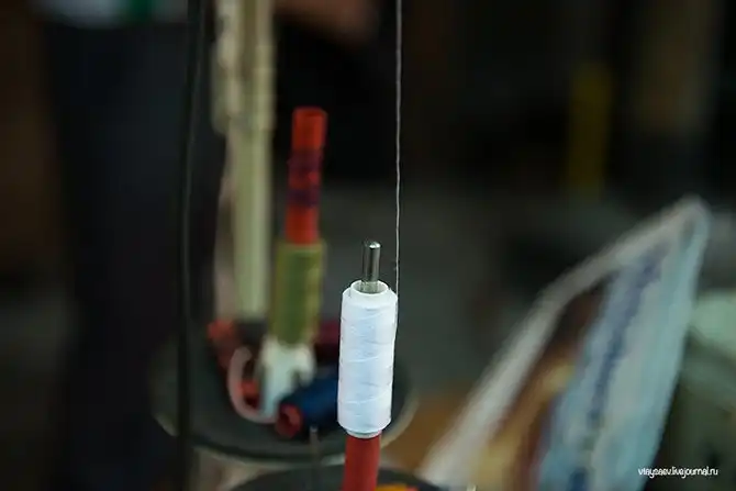 Как делают батик в Индонезии