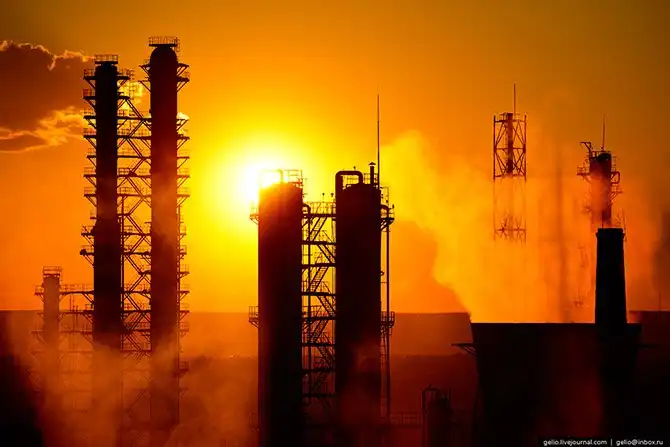 Нижнекамск — столица нефтехимии и нефтепереработки России с высоты