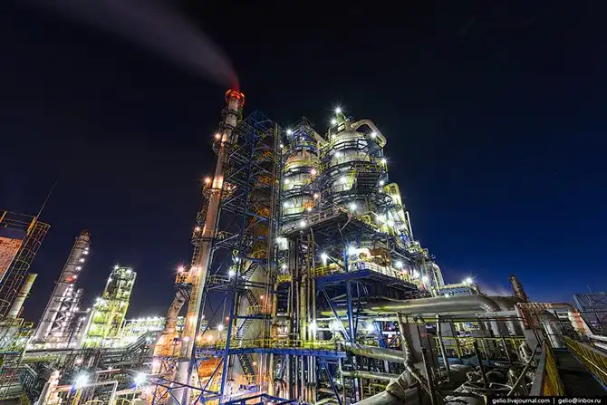 Нижнекамск — столица нефтехимии и нефтепереработки России с высоты