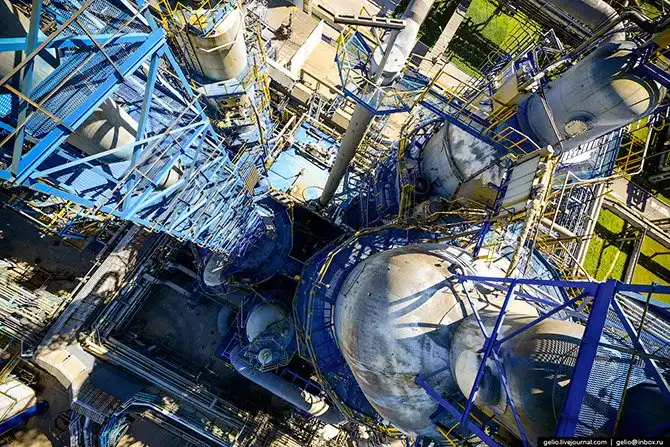 Нижнекамск — столица нефтехимии и нефтепереработки России с высоты
