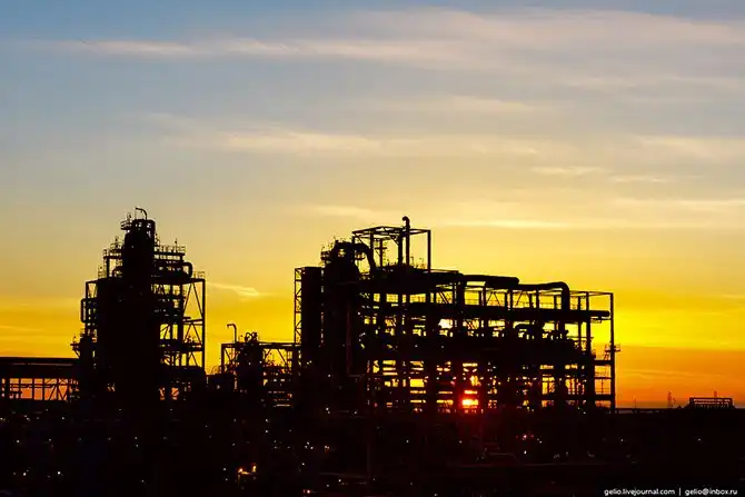 Нижнекамск — столица нефтехимии и нефтепереработки России с высоты