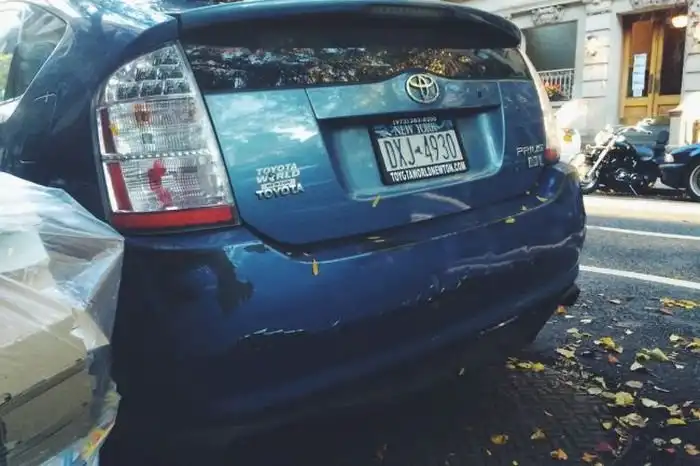 Парковка на улицах Нью-Йорка