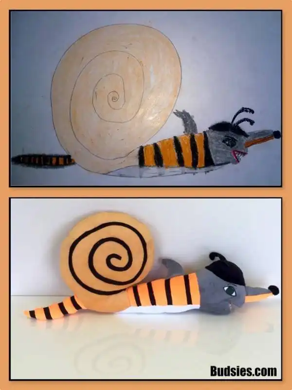 Игрушки, сшитые по рисункам детей