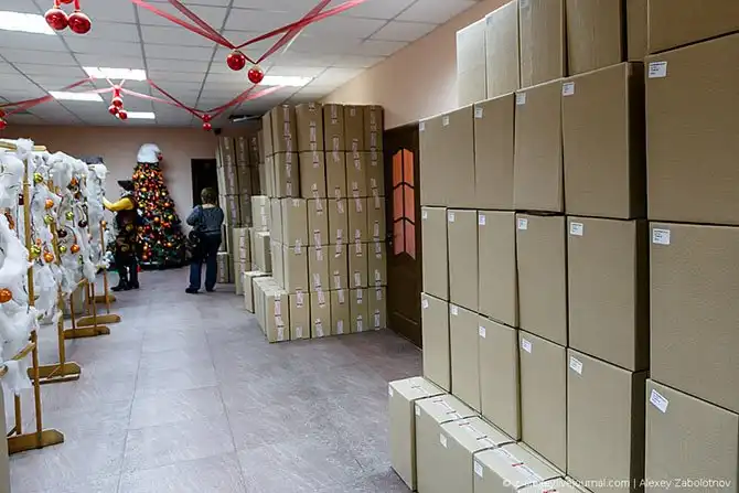 Как делают ёлочные игрушки