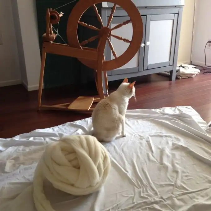 Большой шерстяной плед своими руками