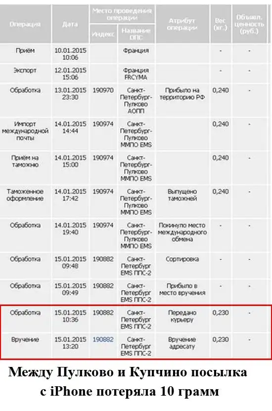 По пути из Парижа в Санкт-Петербург iPhone превратился в муляж