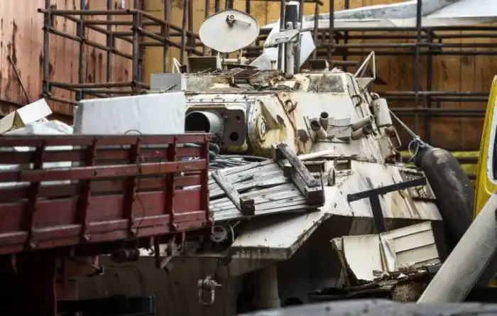 Бразильская полиция во время обыска склада обнаружила два танка