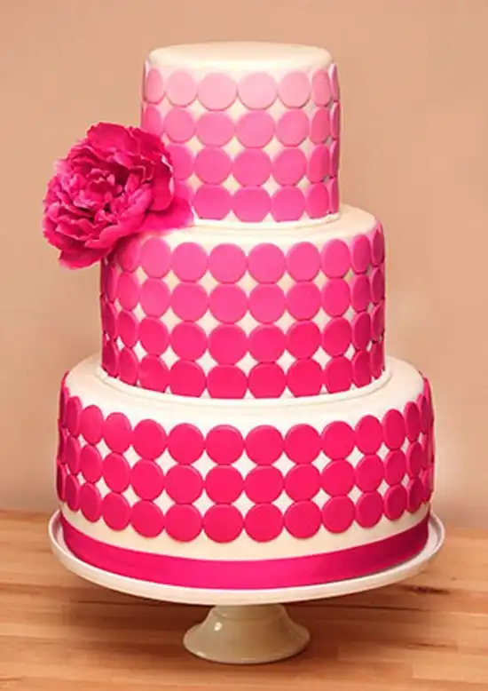 55 свадебных тортов в стиле Омбре