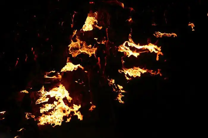 Джхария - город в дыму