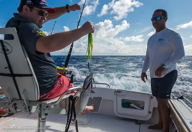 Океанская рыбалка на Сейшелах