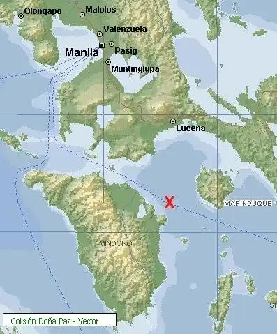 Крупнейшее кораблекрушение, в мирное время, за всю историю