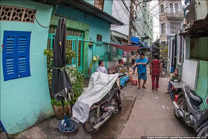 Прогулка по спальному району Сайгона