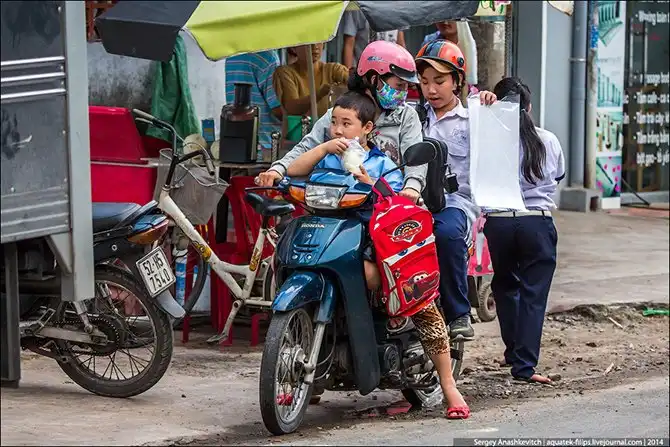 Прогулка по спальному району Сайгона