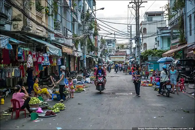 Прогулка по спальному району Сайгона