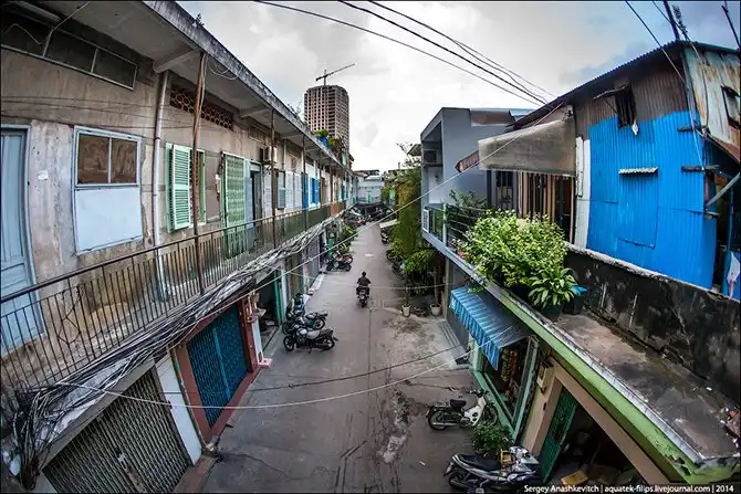 Прогулка по спальному району Сайгона