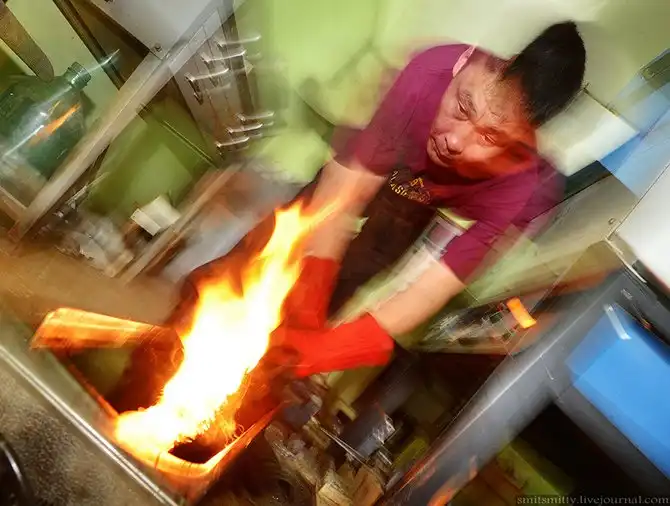 Как делают якутские ножи