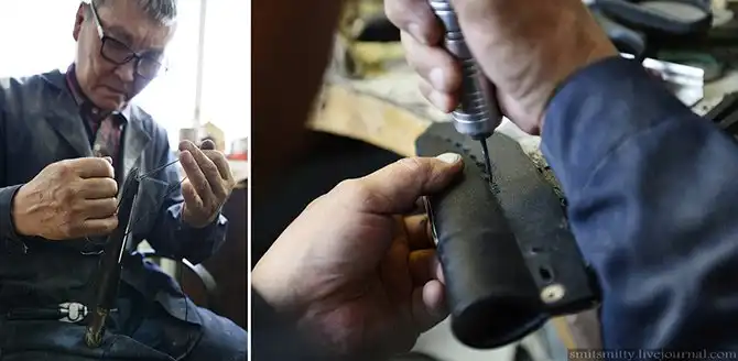 Как делают якутские ножи