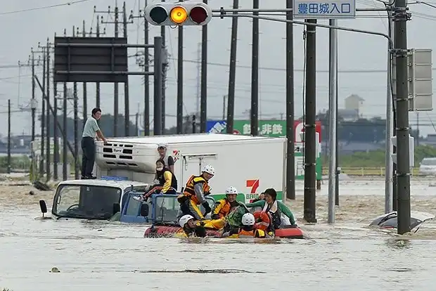 Как Япония спасается от наводнения